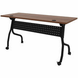 Lorell Preference Flip/Nest Training Tables, 60" Table Top Width x 23.60" Table Top Depth, 29.50", Black Four Leg Base (LLR60756) Each