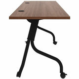 Lorell Preference Flip/Nest Training Tables, 72" Table Top Width x 23.60" Table Top Depth, 29.50", Black Four Leg Base (LLR60755) Each