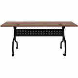 Lorell Preference Flip/Nest Training Tables, 72" Table Top Width x 23.60" Table Top Depth, 29.50", Black Four Leg Base (LLR60755) Each