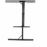 Lorell Table Tray, 150 lb Capacity, 1.50" Table Top Thickness, 26.80" x 26" x 18", Black, Height Adjustable (LLR66662) Each