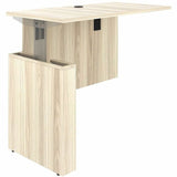 Lorell Essentials Sit-Stand Return Shells, 27.5" x 47.3" x 23.6", Finish: Modern Elm (LLR66378) Each