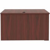Lorell Essentials Sit-Stand Return Shells, 27.5" x 47.3" x 23.6", Finish: Mahogany (LLR69369) Each