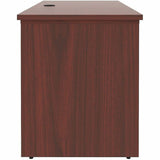 Lorell Essentials Sit-Stand Return Shells, 27.5" x 47.3" x 23.6", Finish: Mahogany (LLR69369) Each