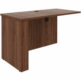 Lorell Essentials Sit-Stand Return Shells, 27.5" x 47.3" x 23.6", Finish: Walnut (LLR69965) Each