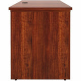 Lorell Essentials Sit-Stand Return Shells, 27.5" x 47.3" x 23.6", Finish: Cherry (LLR69425) Each