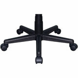 Lorell Multi-task Chairs, Black, Vinyl Seat Material, Mesh Back Material, 5-star Base (LLR82099) Each