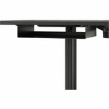 Lorell Height-Adjustable Mobile Desks with Box, 66 lb Capacity, 43.30" x 23.60" x 19.60", Black, Steel (LLR84844) Each