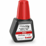Trodat Maxlight Refill Ink, 0.24 fl oz, Red Ink, Plastic, TAA Compliant (TDT217476) Each
