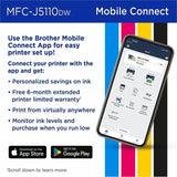 Brother MFC-J5110DW Wired & Wireless INKvestment Tank Inkjet Multifunction Printer (BRTMFCJ5110DW) Each