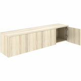 Lorell Essentials Wall-Mounted Hutche with Wood Doors, 17" x 72" x 15", Modern Elm (LLR66346) Each