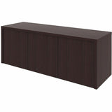 Lorell Essentials Wall-Mounted Hutches with Wood Doors, 17" x 48" x 15", Finish: Espresso, 3 Door(s) (LLR18280) Each