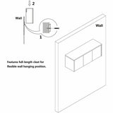 Lorell Essentials Wall-Mounted Hutches with Wood Doors, 17" x 48" x 15", Finish: Espresso, 3 Door(s) (LLR18280) Each