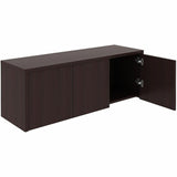 Lorell Essentials Wall-Mounted Hutches with Wood Doors, 17" x 48" x 15", Finish: Espresso, 3 Door(s) (LLR18280) Each
