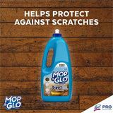 Mop & Glo Triple Action Floor Cleaner, 64 fl oz, Fresh Citrus Scent (RAC00017CT) Case of 6