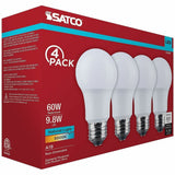Satco 9.8W A19 LED Frosted Bulbs, 9.80 W, 60 W Incandescent Equivalent Wattage (SDNS14362) 1 Pack