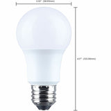 Satco 9.8W A19 LED Frosted Bulbs, 9.80 W, 60 W Incandescent Equivalent Wattage (SDNS14362) 1 Pack
