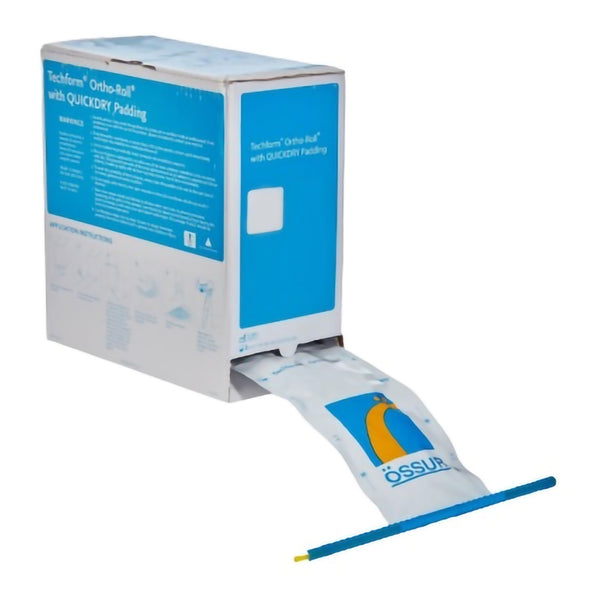 TechForm® Ortho-Roll® One-Side Padded Splint Roll 3 Inch X 15 Foot Fiberglass White (549760_EA) 1/EA