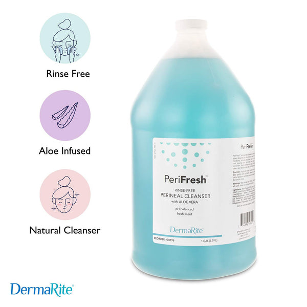 PeriFresh® Rinse-Free Perineal Wash Liquid 1 gal. Jug Scented (584128_GL) 1/GL