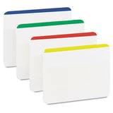 Post-it® Tabs Lined Tabs, 1/5-Cut, Assorted Colors, 2" Wide, 24/Pack (MMM686F1) Pack of 24