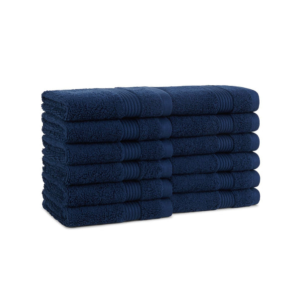 Host & Home Washcloth 13x13 Navy (12/Pack) (P-WC-HH-1313-NV) 12/PK