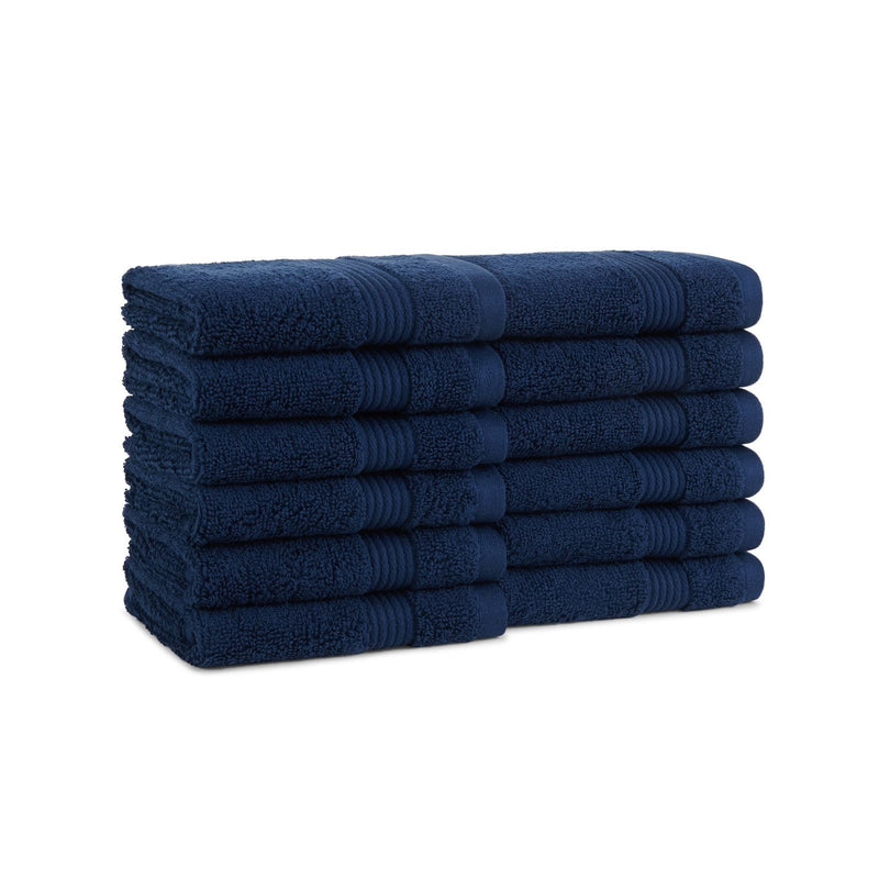Host & Home Washcloth 13x13 Navy (12/Pack) (P-WC-HH-1313-NV) 12/PK