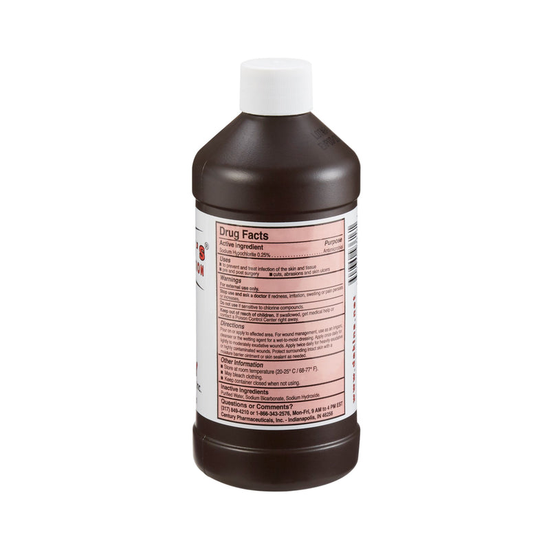 Dakin's® Solution Half Strength Wound Cleanser 16 oz. Twist Cap Bottle NonSterile Antimicrobial (351786_EA) 1/EA