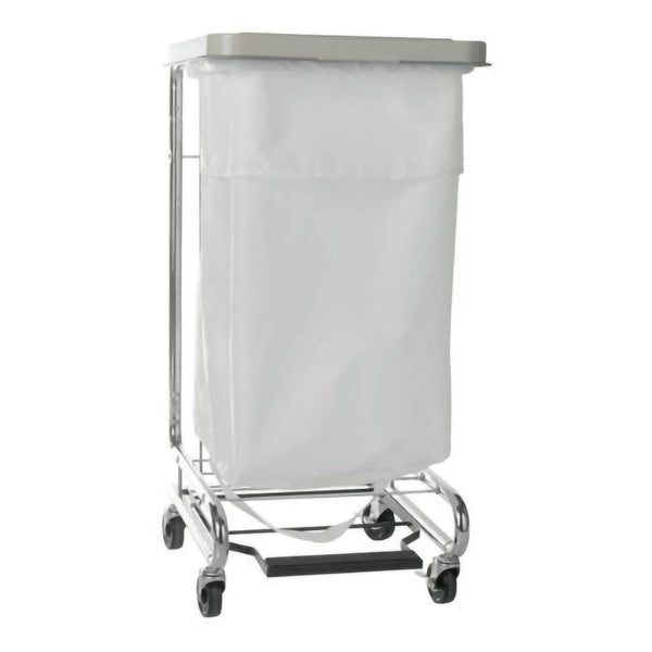 McKesson Hamper Stand Infectious Waste Rectangular Opening 30 to 33 gal. Capacity Foot Pedal Self-Closing Lid (186992_EA) 1/EA