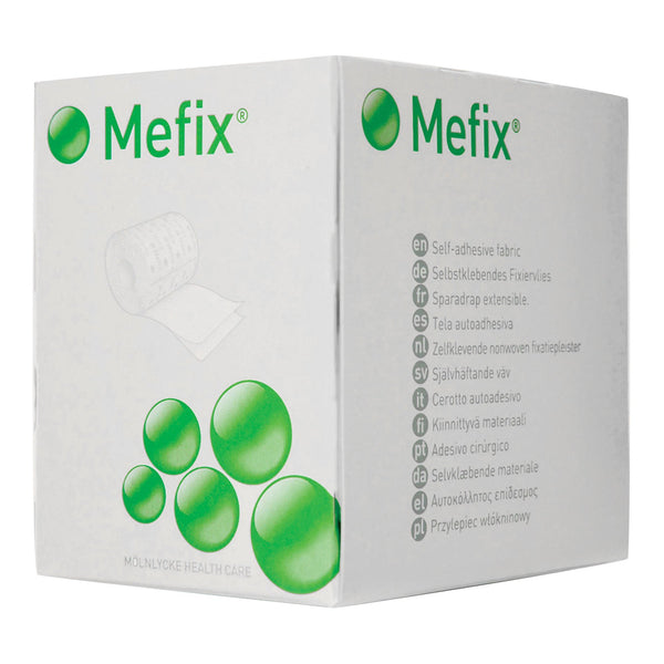 Mefix® Perforated Dressing Retention Tape with Liner White 4 Inch X 11 Yard Nonwoven Spunlace Polyester NonSterile (684056_EA) 1/EA