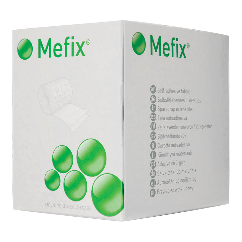 Mefix® Perforated Dressing Retention Tape with Liner White 4 Inch X 11 Yard Nonwoven Spunlace Polyester NonSterile (684056_EA) 1/EA