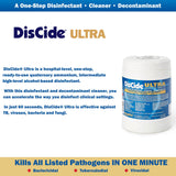 DisCide® Ultra Surface Disinfectant Cleaner Premoistened Quaternary Based Manual Pull Wipe 160 Count Canister Herbal Scent NonSterile (1159346_CN) 160/CN