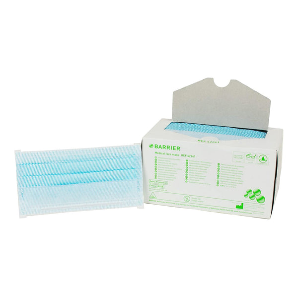 Barrier® Extra Protection Surgical Mask Anti-fog ASTM Level 3 earloops One Size Fits Most (975882_BX) 50/BX