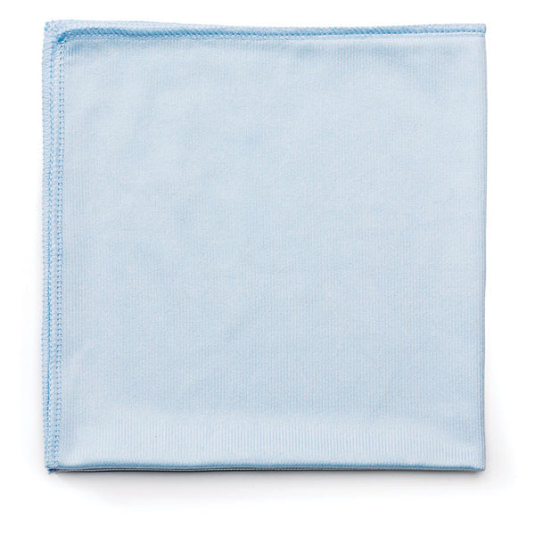 Rubbermaid® Commercial Executive Series Hygen Cleaning Cloths, Glass Microfiber, 16 x 16, Blue, 12/Carton (RCPQ630) Box of 12