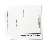 Quality Park™ Disk/CD Foam-Lined Mailers for CDs/DVDs, Square Flap, Redi-Strip Adhesive Closure, 8.5 x 6, White, 25/Box (QUAE7265) Box of 25