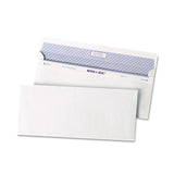 Quality Park™ Reveal-N-Seal Security Tinted Envelope, #10, Commercial Flap, Self-Adhesive Closure, 4.13 x 9.5, White, 500/Box (QUA67218) Box of 500