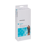McKesson Wrist Brace with Abducted Thumb Aluminum / Foam / Spandex / Plastic Right Hand Black Small (1159138_EA) 1/EA