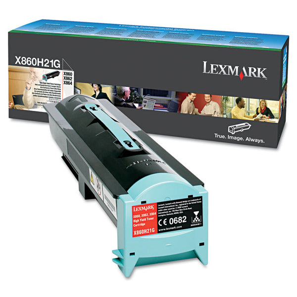 Lexmark™ X860H21G High-Yield Toner, 35,000 Page Yield, Black (LEXX860H21G)