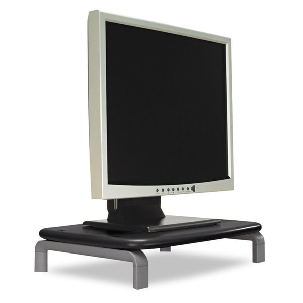 Kensington® Monitor Stand with SmartFit, For 21" Monitors, 11.5" x 9" x 3", Black/Gray, Supports 80 lbs (KMW60087)