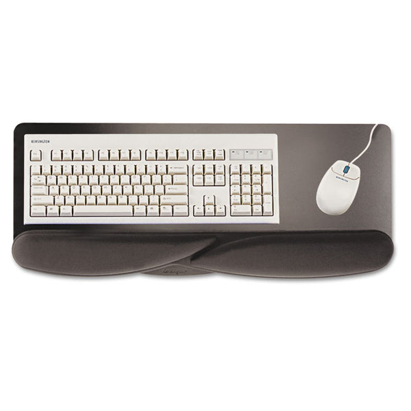 Kensington Wrist Pillow Foam Extended Keyboard Platform Wrist Rest, Black (KMW36822) Each