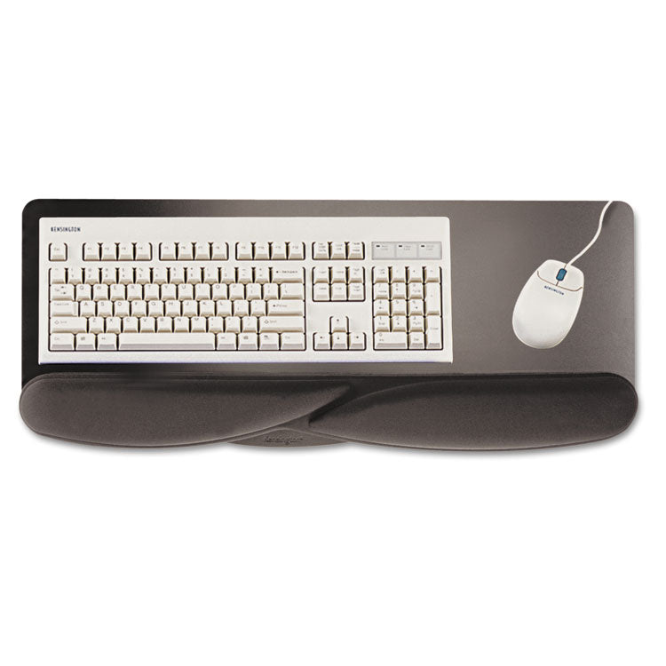 Kensington Wrist Pillow Foam Extended Keyboard Platform Wrist Rest, Black (KMW36822) Each