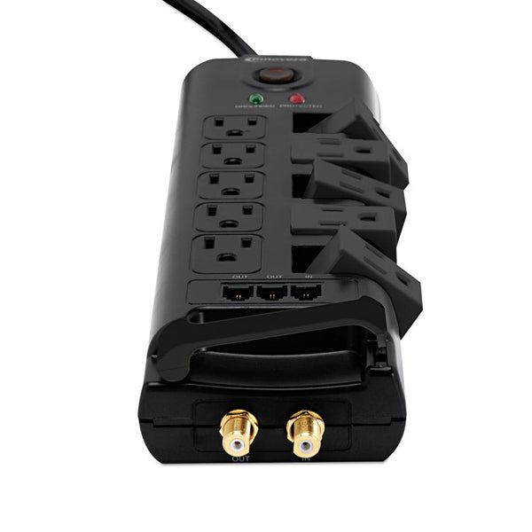 Innovera® Surge Protector, 10 AC Outlets, 6 ft Cord, 2,880 J, Black (IVR71657)