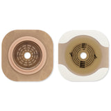 New Image™ Flat CeraPlus™ Ostomy Barrier Precut, Extended Wear Adhesive Tape Borders 1-3/4 Inch Flange Green Code 1-1/4 Inch Opening (1195895_BX) 5/BX
