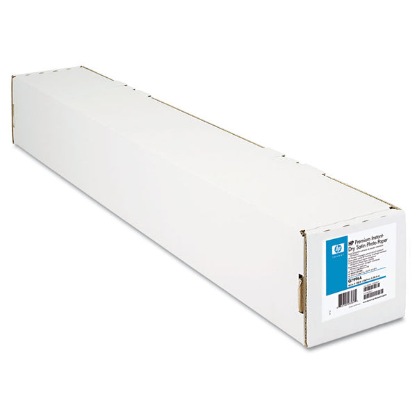 HP Premium Instant-Dry Photo Paper, 42" x 100 ft, Satin White (HEWQ7996A)