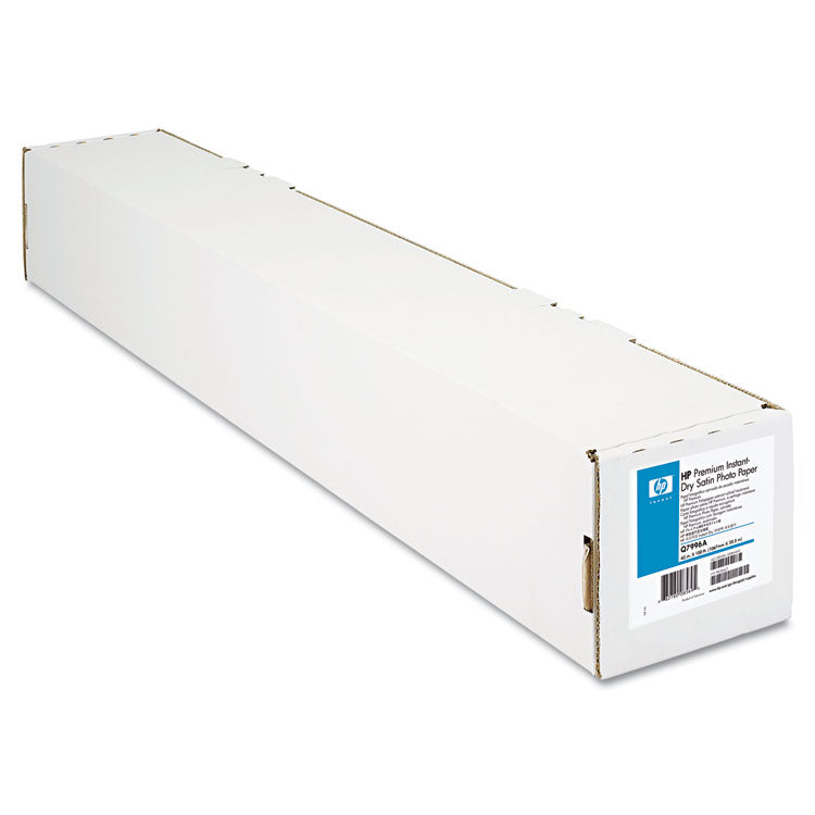 HP Premium Instant-Dry Photo Paper, 42" x 100 ft, Satin White (HEWQ7996A) 1 Roll