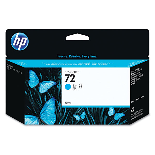 HP HP 72, (C9371A) Cyan Original Ink Cartridge (HEWC9371A)