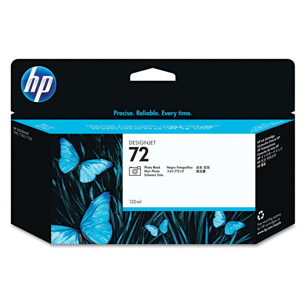 HP HP 72, (C9370A) Photo Black Original Ink Cartridge (HEWC9370A)