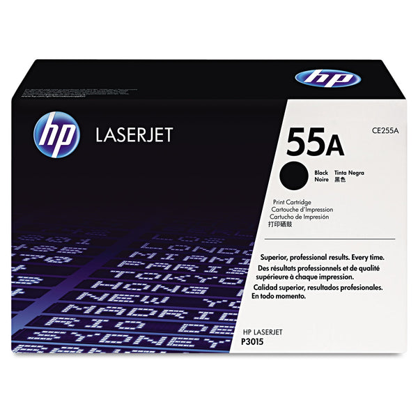 HP HP 55A, (CE255A) Black Original LaserJet Toner Cartridge (HEWCE255A)