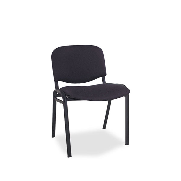 Alera® Alera Continental Series Stacking Chairs, Supports Up to 250 lb, 19.68" Seat Height, Black, 4/Carton (ALESC67FA10B)