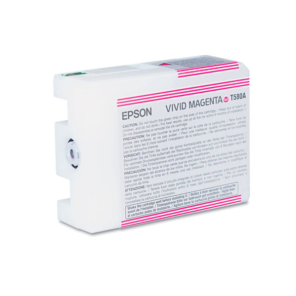 Epson® T580A00 UltraChrome K3 Ink, Vivid Magenta (EPST580A00)