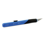 X-ACTO® Retract-A-Blade Knife, #11 Blade, 5.25" Plastic Handle, Blue/Black (EPIX3204) Each