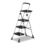 Cosco® Max Work Platform, 55" Working Height, 225 lb Capacity, 3 Steps, Steel, Black (CSC11880PBL1E) Each